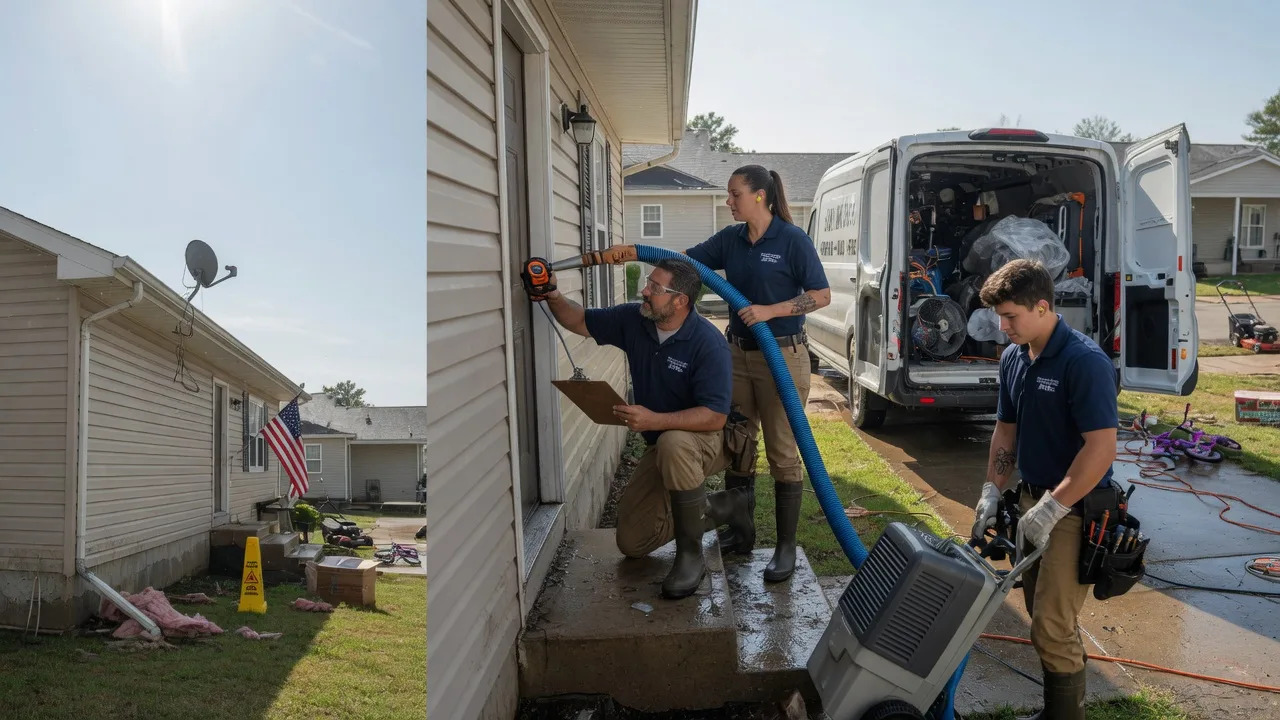 Ceiling Water Damage Restoration in Little River, KS near me